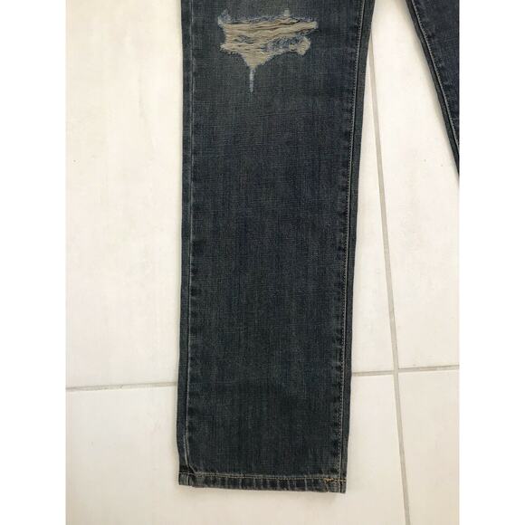 Carmar Matt Baggy Distressed Mid Rise Non Stretch Jeans - Picture 7 of 12